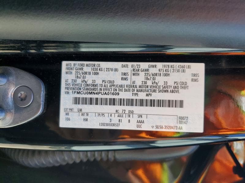 2023 FORD ESCAPE ST LINE 13