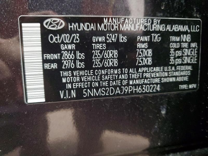 2023 HYUNDAI SANTA FE SEL SEL 14