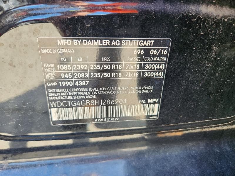 2017 MERCEDES-BENZ GLA 250 4MATIC 250 4MATIC 13