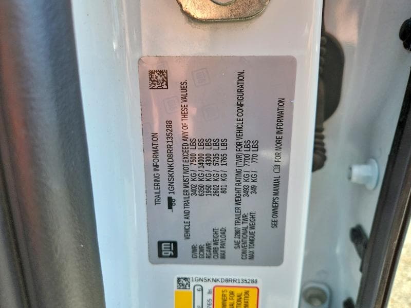 2024 CHEVROLET TAHOE K1500 LT K1500 LT 13