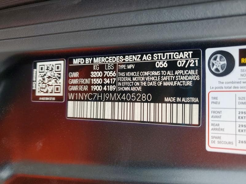 2021 MERCEDES-BENZ G 63 AMG 13
