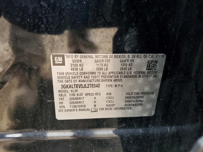 2018 GMC TERRAIN SLE 12
