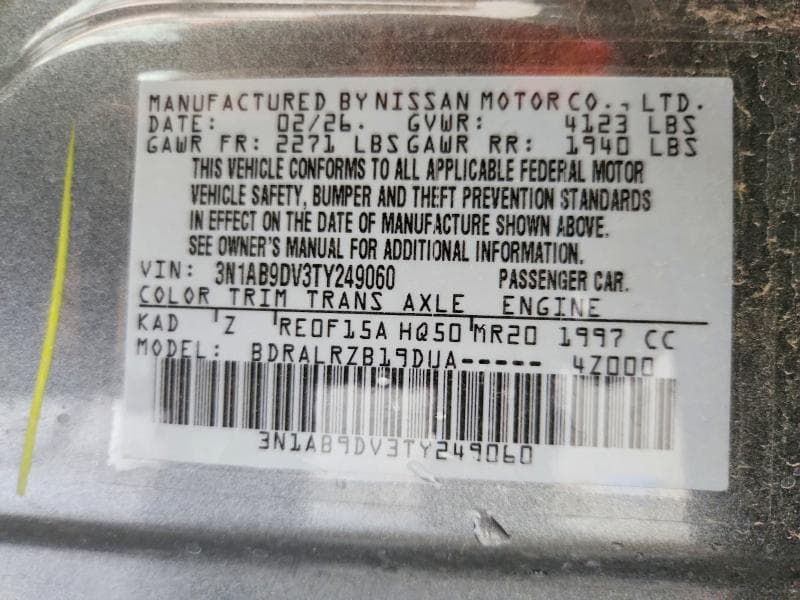 2026 NISSAN SENTRA SR SR 14