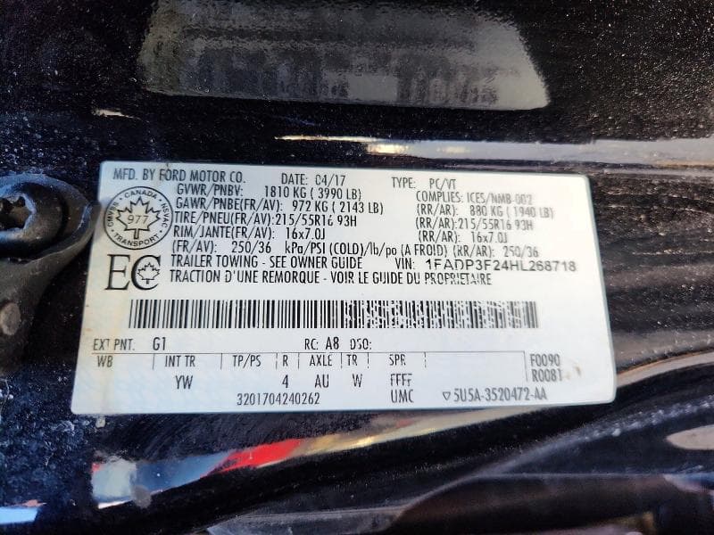 2017 FORD FOCUS SE SE 13