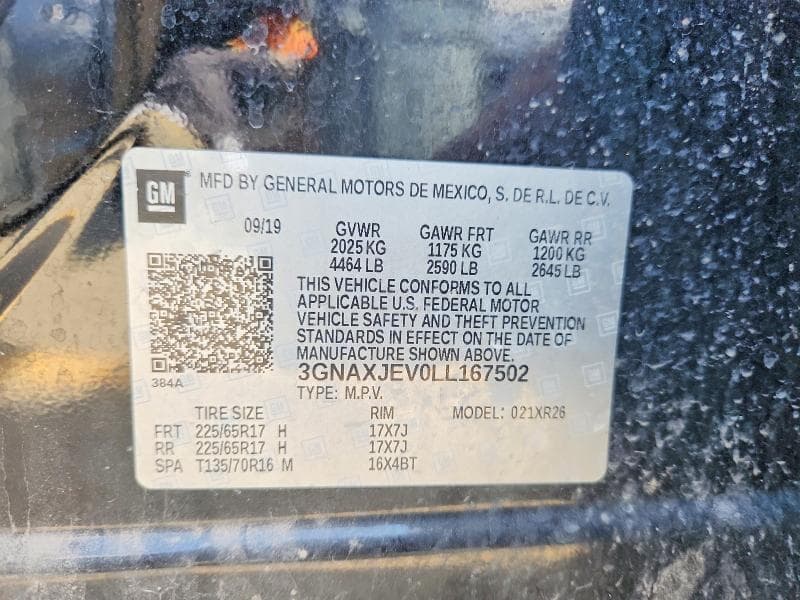 2020 CHEVROLET EQUINOX LT 13