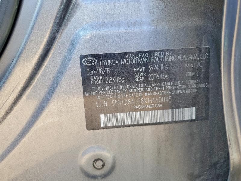 2019 HYUNDAI ELANTRA SEL 12