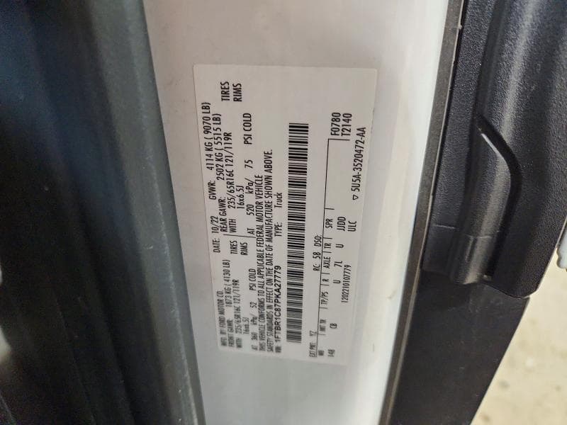 2023 FORD TRANSIT 250 DELIVERY VAN T-250 13