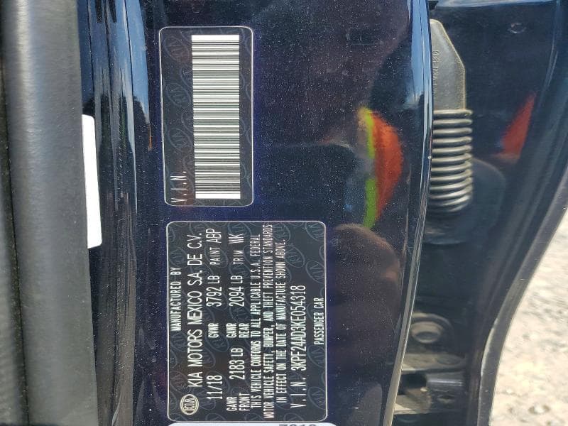 2019 KIA FORTE LXS LXS 12