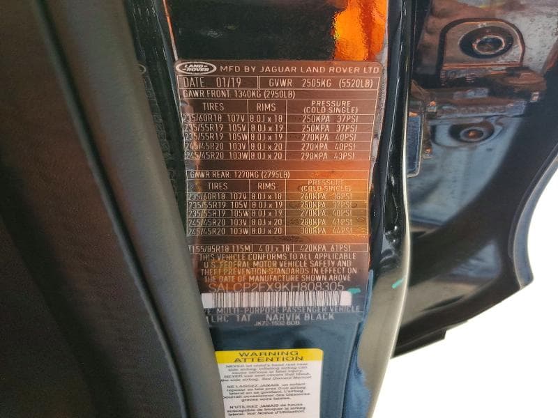 2019 LAND ROVER DISCOVERY SPORT SE SE 14