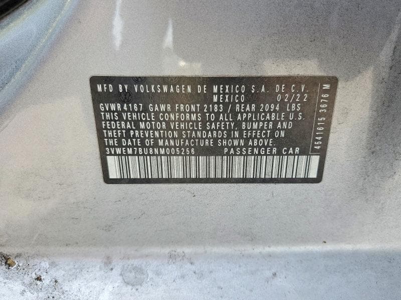 2022 VOLKSWAGEN JETTA SE 13