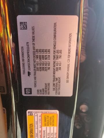 2023 CHEVROLET TAHOE C1500 RST C1500 RST 14