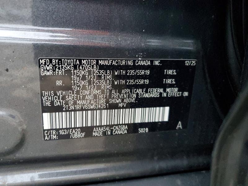 2025 TOYOTA RAV4 LIMITED 13