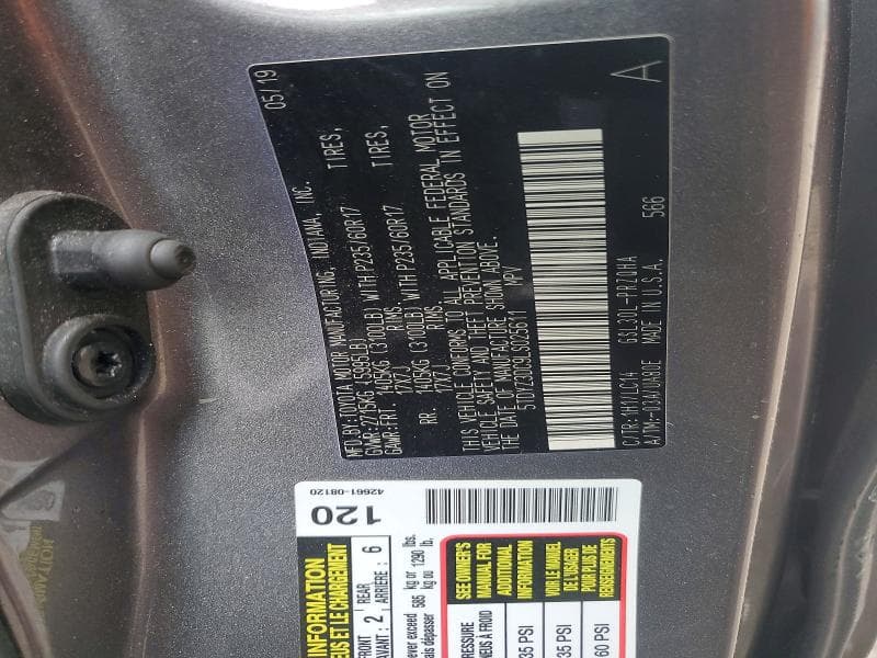 2020 TOYOTA SIENNA XLE 8-PASSENGER 13