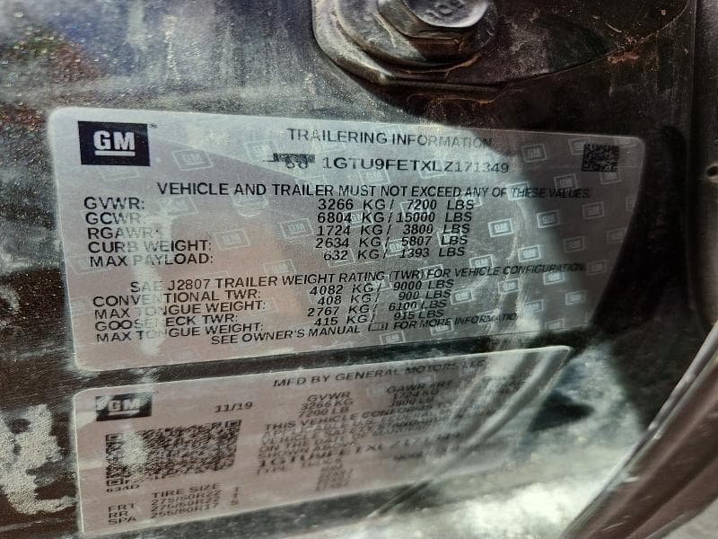 2020 GMC SIERRA K1500 DENALI 12