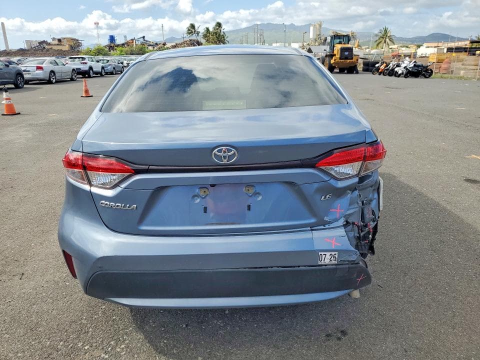 2022 TOYOTA COROLLA LE LE 6