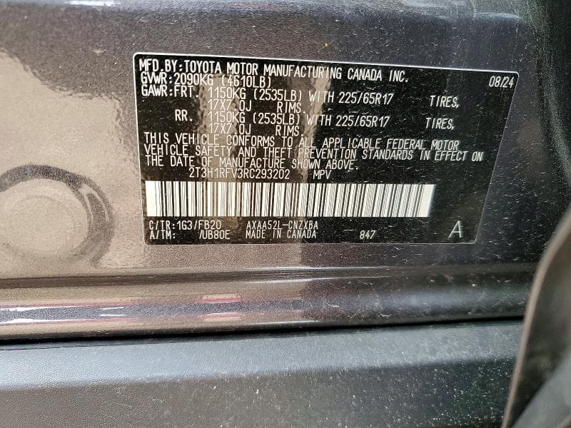 2024 TOYOTA RAV4 LE 12