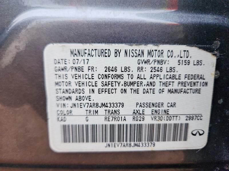 2018 INFINITI Q50 3.0T LUXE 3.0T LUXE 12