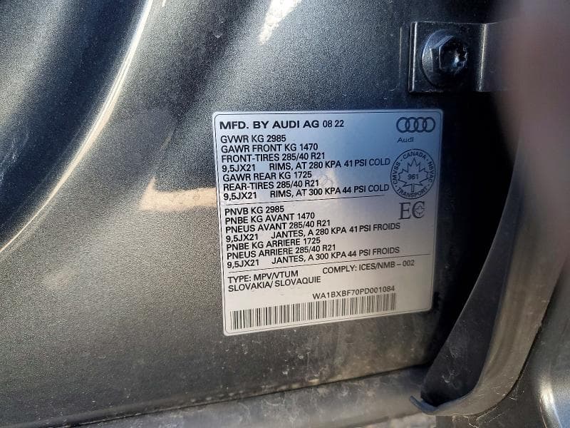 2023 AUDI Q7 KOMFORT 14