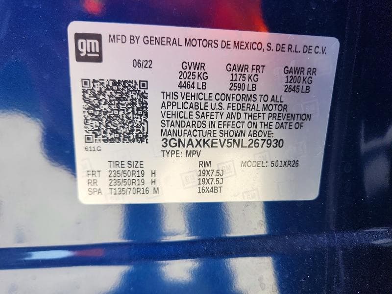 2022 CHEVROLET EQUINOX LT 13