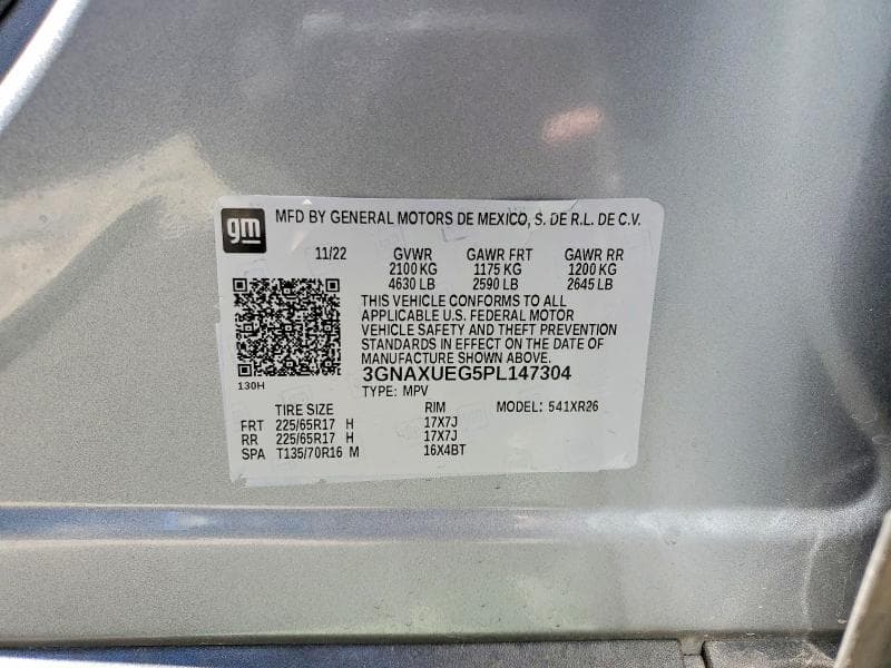 2023 CHEVROLET EQUINOX LT LT 14