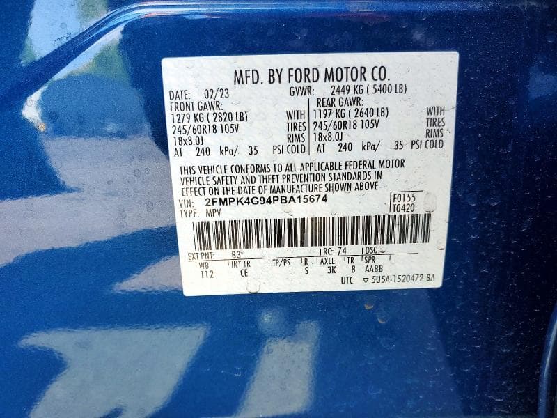 2023 FORD EDGE SE 12