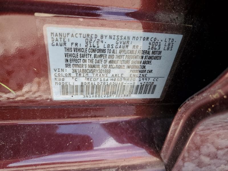 2024 NISSAN SENTRA SV 12