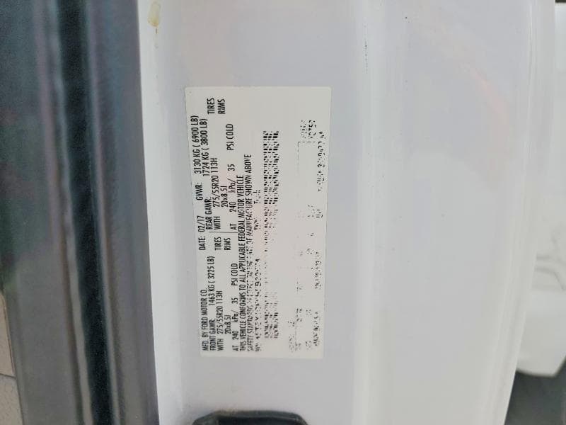 2017 FORD F150 SUPER CAB 12