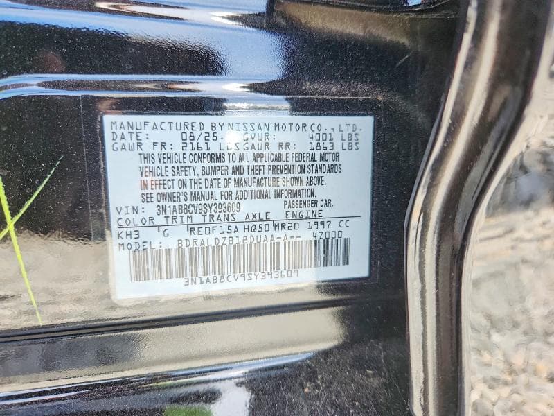 2025 NISSAN SENTRA SV SV 12