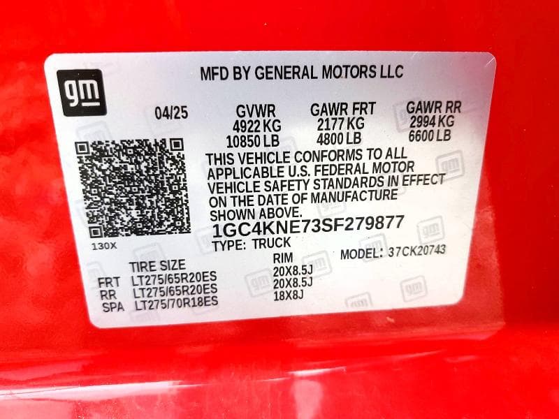 2025 CHEVROLET SILVERADO K2500 HEAVY DUTY LT K2500 HEAVY DUTY LT 12