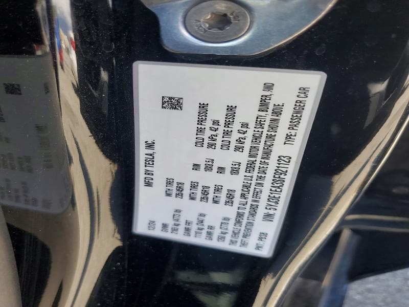 2025 TESLA MODEL 3 12
