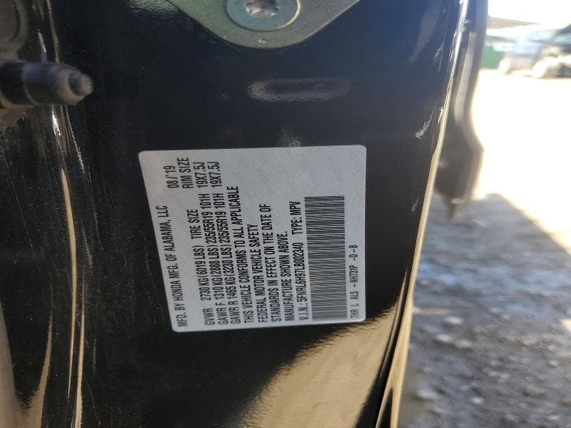 2020 HONDA ODYSSEY ELITE 13