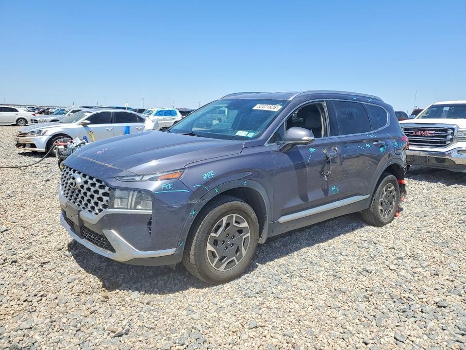 2022 HYUNDAI SANTA FE BLUE - 1