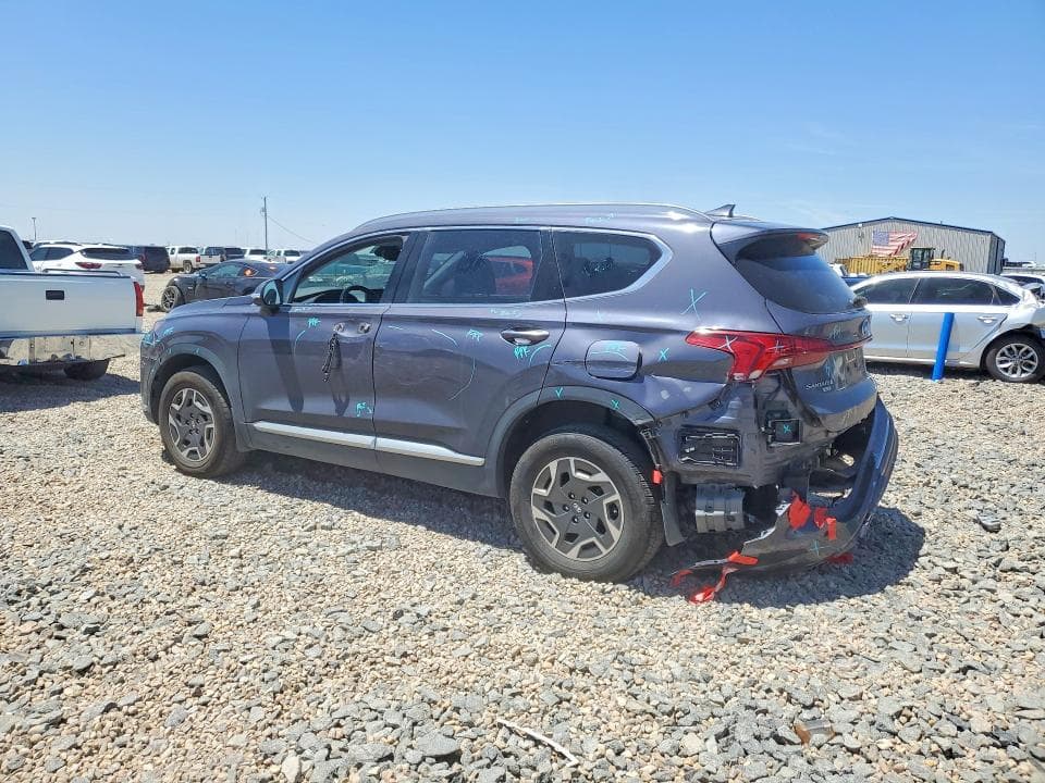 2022 HYUNDAI SANTA FE BLUE 2