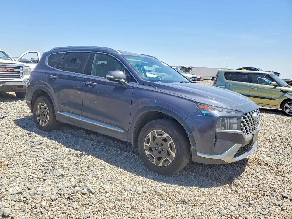 2022 HYUNDAI SANTA FE BLUE 4