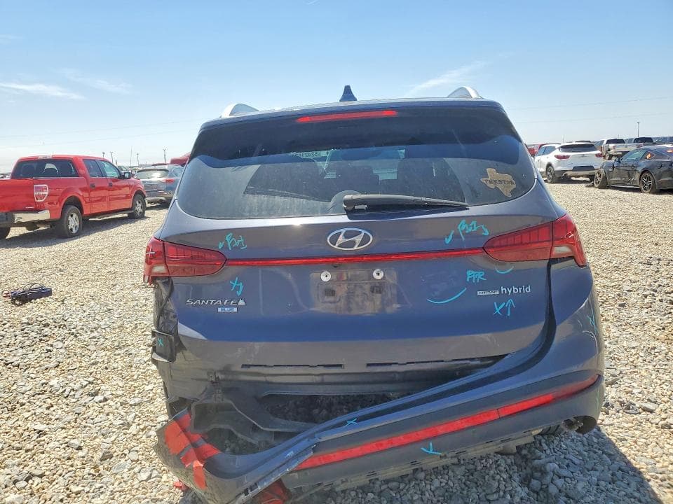 2022 HYUNDAI SANTA FE BLUE 6