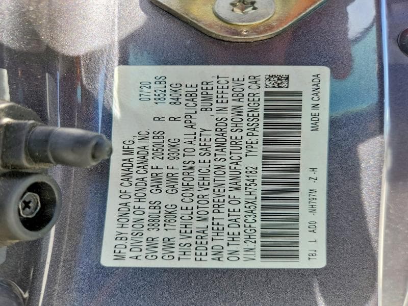 2020 HONDA CIVIC SI SI 12