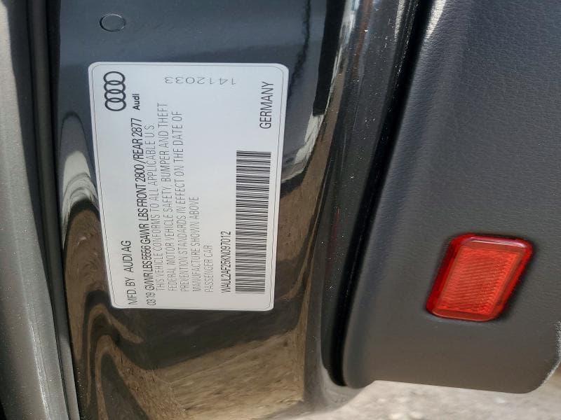 2019 AUDI A6 PREMIUM PLUS 12