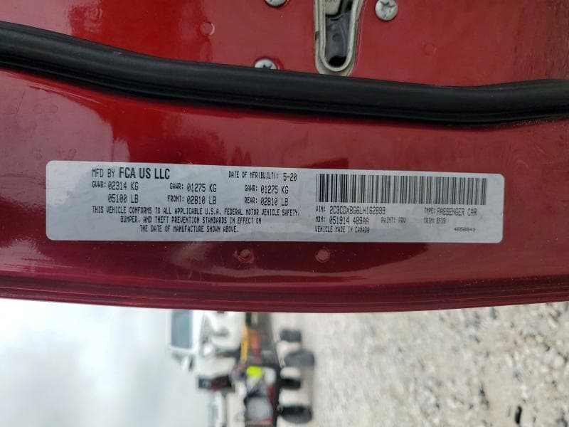 2020 DODGE CHARGER SXT SXT 12