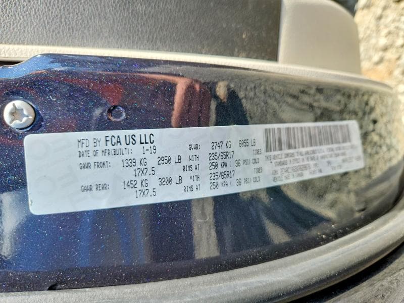 2019 CHRYSLER PACIFICA L L 13