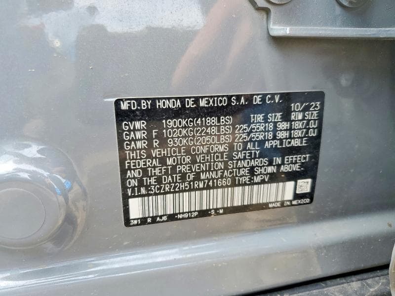 2024 HONDA HR-V SPORT 12