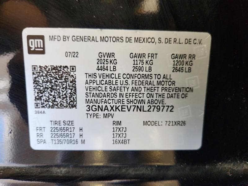 2022 CHEVROLET EQUINOX LT LT 13