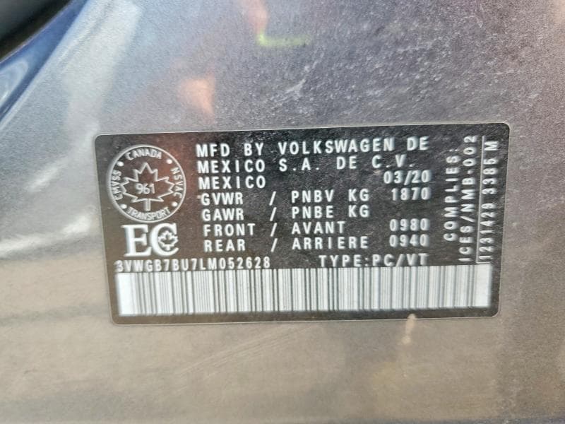 2020 VOLKSWAGEN JETTA SEL PREMIUM 12