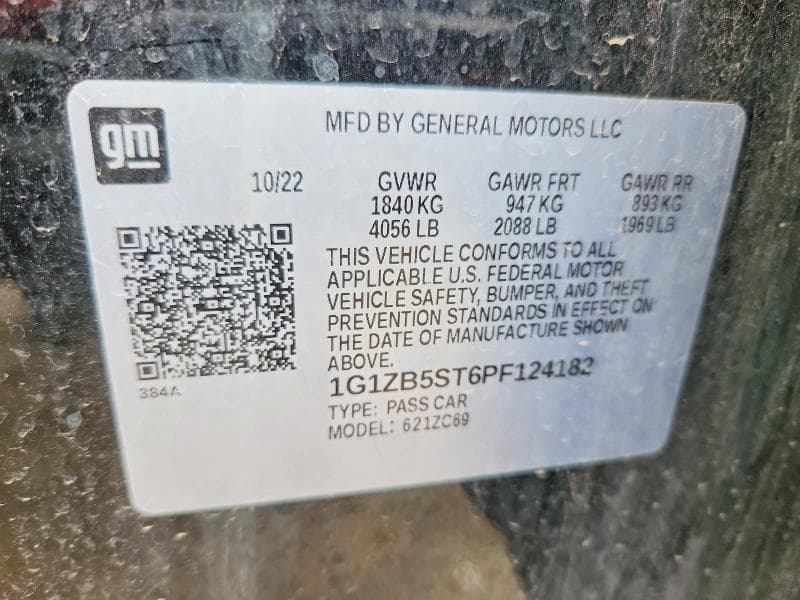 2023 CHEVROLET MALIBU LS LS 12