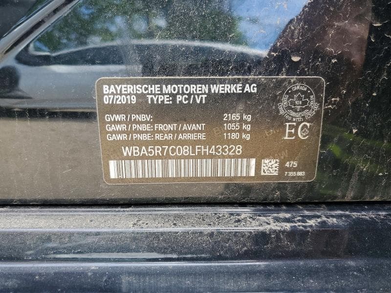 2020 BMW 330XI 12