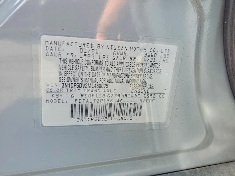 2021 NISSAN KICKS SR 13