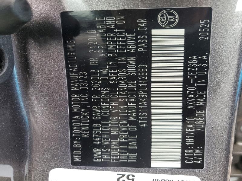 2023 TOYOTA CAMRY SE SE 12