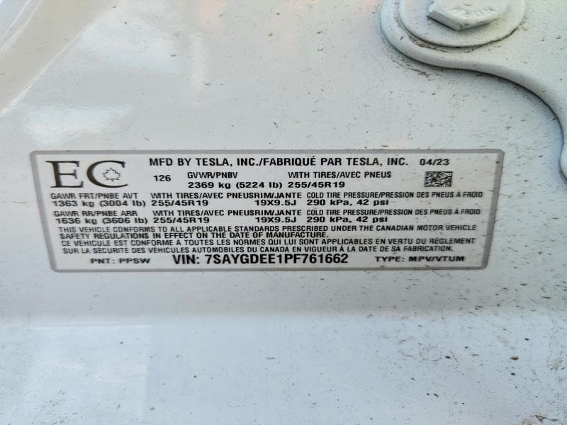 2023 TESLA MODEL Y 13