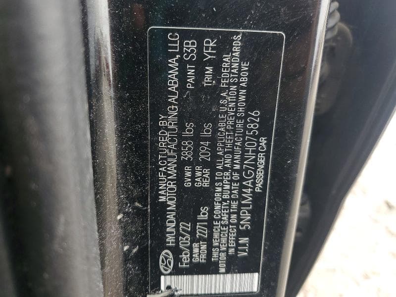 2022 HYUNDAI ELANTRA SEL 12