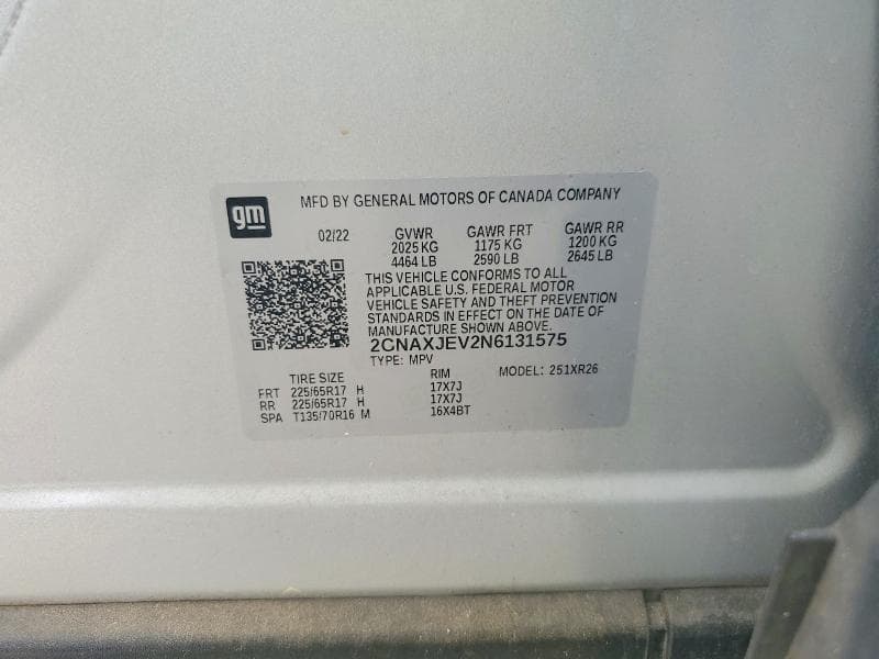 2022 CHEVROLET EQUINOX LT LT 13