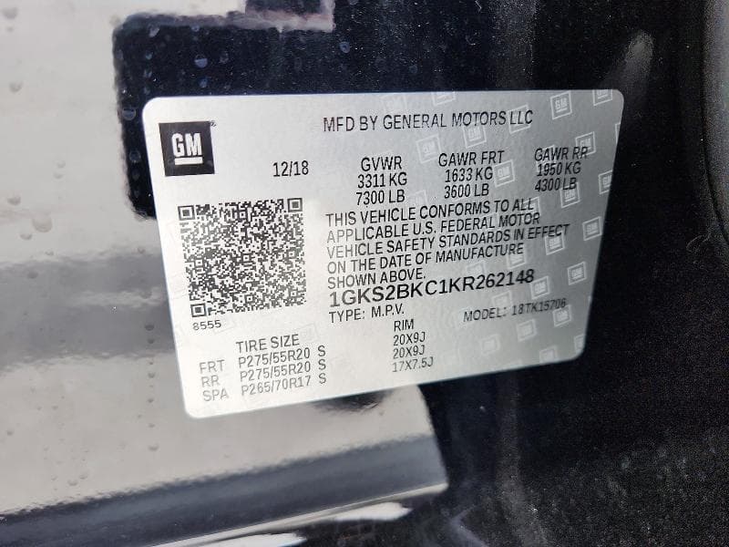 2019 GMC YUKON SLT 13
